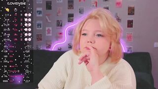 eva_kittenn -Lush blondie is cute with her clothes on and won't take her clothes off