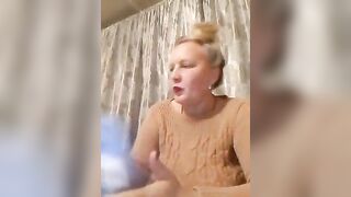 Cerd_Ayaz - [Milf is sweet talking and doesn't want to get naked in front of the camera