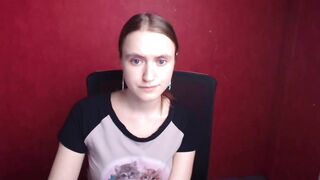 Gabriellagirl -Baby girl sweetly chatting and teasing in front of the camera with her clothes on