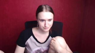 Gabriellagirl -Baby girl sweetly chatting and teasing in front of the camera with her clothes on