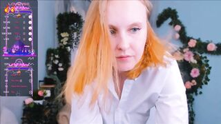 Agataharper - Redheaded young babe sweetly chatting and teasing in front of the camera