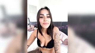 Alisa-Marie - [Brunette in tattoos with small tits in lingerie chatting sweetly