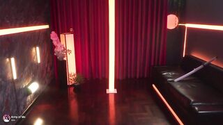 alessa_goreng - Horny slut with small tits dances passionately in front of the camera