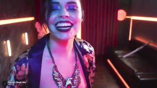 alessa_goreng - Horny slut with small tits dances passionately in front of the camera