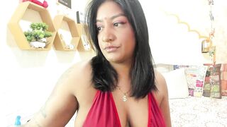 LadyNahir - INDIANA sweetly chatting on camera in her underwear and doesn't want to show herself completely naked