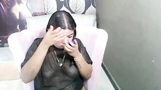 daniella_molina - A young girl is sweetly chatting and teasing in front of the camera with her clothes on and doesn't want to take her clothes off