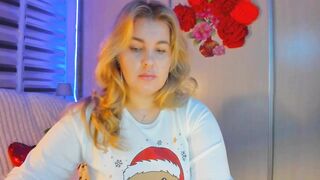 CoraSwon - Blondie in clothes is cute chatting and teasing in front of the camera