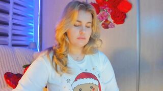 CoraSwon - Blondie in clothes is cute chatting and teasing in front of the camera