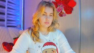 CoraSwon - Blondie in clothes is cute chatting and teasing in front of the camera