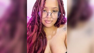 99_Lilith -Lush mulatto woman with big tits shows her pussy with lavens inside and