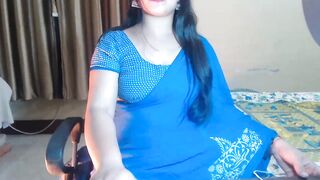 fantesy4everr - [Indian woman in clothes sweetly chatting and teasing in clothes in front of the camera