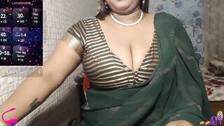 Oh_Maya - Indian girl with big tits sweetly chatting and teasing in front of the camera