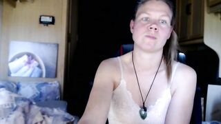 CallMeMaria - Young woman in lingerie teasing in front of the camera and sweet chatting with the chat room