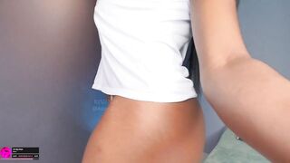 AsterGray - [A mulatto dances in front of the camera in her panties and teases in front of the camera