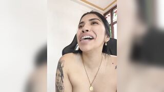 SaritaHot_69 - Latina with small tits sweetly chatting and teasing in front of the camera