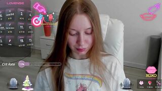 EmilieBride - Young babe sweetly chatting and teasing in her clothes in front of the camera