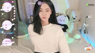 EmmaHixLove - Charming brunette cute chatting shy of undressing