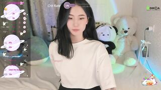 EmmaHixLove - Charming brunette cute chatting shy of undressing