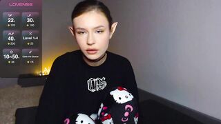 Beauty_blush -  A stud with elf ears sweetly chatting and teasing in front of the camera