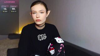 Beauty_blush -  A stud with elf ears sweetly chatting and teasing in front of the camera