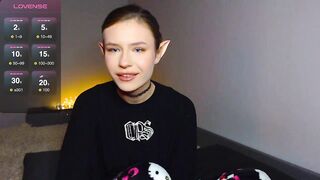 Beauty_blush -  A stud with elf ears sweetly chatting and teasing in front of the camera