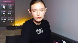 Beauty_blush -  A stud with elf ears sweetly chatting and teasing in front of the camera