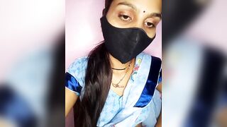 Bhummee - Indian girl sweet-talking and teasing on camera.