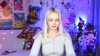 ImBonBon - Blondie shows her small tits on camera and chatting sweetly with the chat room