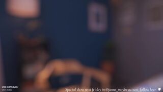 maria_alfonsina_ - Красотка дразнится перед камерой, мило болтает и крутит попкой перед камерой