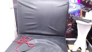 dakota_pervertt - Milf tied her tits with ropes and sits and chats