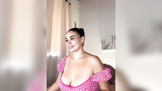 MeganDupont - Housewife with big tits has a nice chat and doesn't want to undress