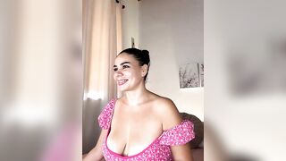 MeganDupont - Housewife with big tits has a nice chat and doesn't want to undress