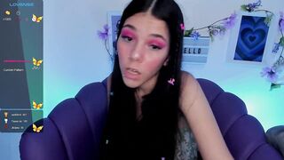 Anbar_Nahid - brunette sweet talks and teases with her little tits.