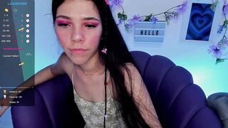 Anbar_Nahid - brunette sweet talks and teases with her little tits.