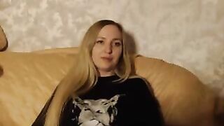 TendersxLionessx - Milfa sits on a chair chatting and teasing in front of the camera in a t-shirt masturbating her pussy in her panties