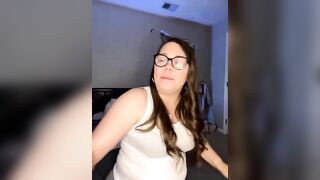 KaliRain69 - Milf in glasses mlo chatting and teasing in front of the camera with clothes on