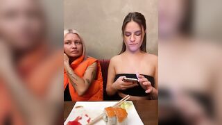 Tvoya-Bipka Charming host, huge dildo, Voluptuous décolletage