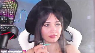 Adel-chocolatee - Porn Video [Bongacams]: vibrant content creator, flashing ass, radiant beauty