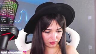 Adel-chocolatee - Porn Video [Bongacams]: vibrant content creator, flashing ass, radiant beauty