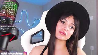 Adel-chocolatee - Porn Video [Bongacams]: vibrant content creator, flashing ass, radiant beauty