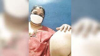 tamilthanushri - Lush Indian woman sweetly chatting on camera and teasing in front of the camera