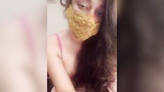 Lavanya_Shah - An Indian woman talking on camera and shy to take her clothes off.