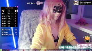 strawberry_muffin - [Pink-haired babe sweetly chatting and teasing in front of the camera