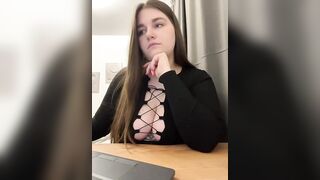 Homely - Porn Video [Bongacams]: breathtaking porn slut, mesmerizing derriere, lively streamer