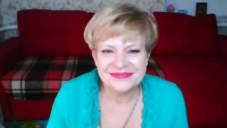 Nance_Margie - Milf sits and chats and doesn't want to undress in front of the camera, she's shy