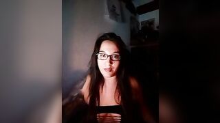 kaleanemesis - brunette girl chats sweetly and teases in front of the camera with her big tits