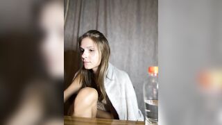 Evaexy - Charming student girl chats sweetly and teases in front of the camera