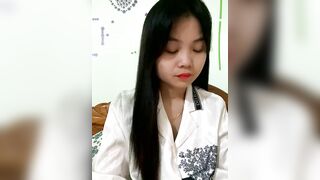 Maeve2k5 -Asian girl has a nice chat and is shy to undress in front of the camera and show her sweet body