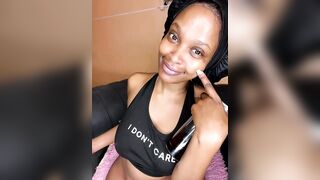 Sugababiie_x - Mulatto girl sweetly chats and teases in front of the camera