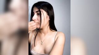 Ashley-Cute19 - Shy student talks sweetly and is embarrassed to undress in front of the camera